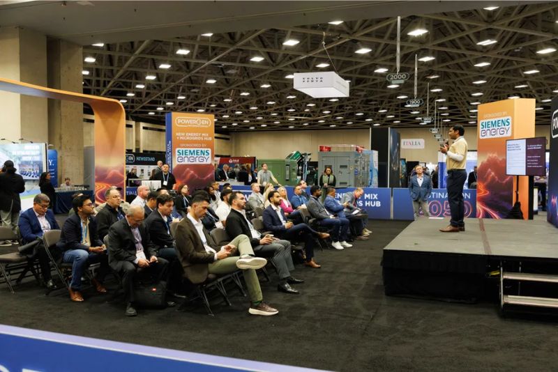 A 2025 PowerGen session.