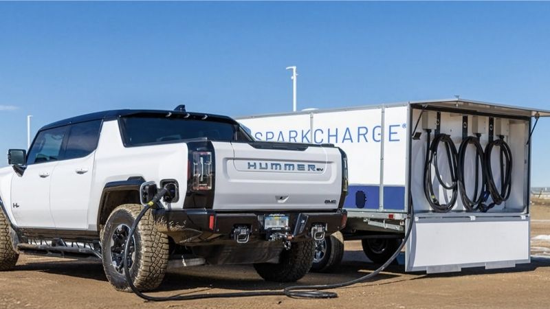 A mobile EV charger