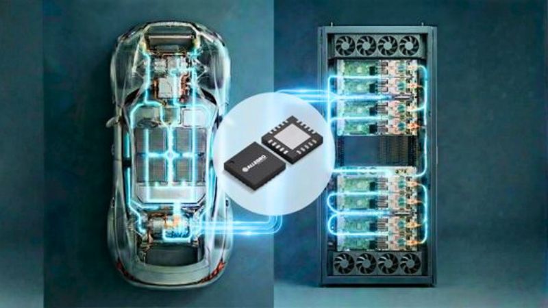 Allegro’s Power-Thru SiC gate drivers transfer control and gate power across a single isolation barrier. 