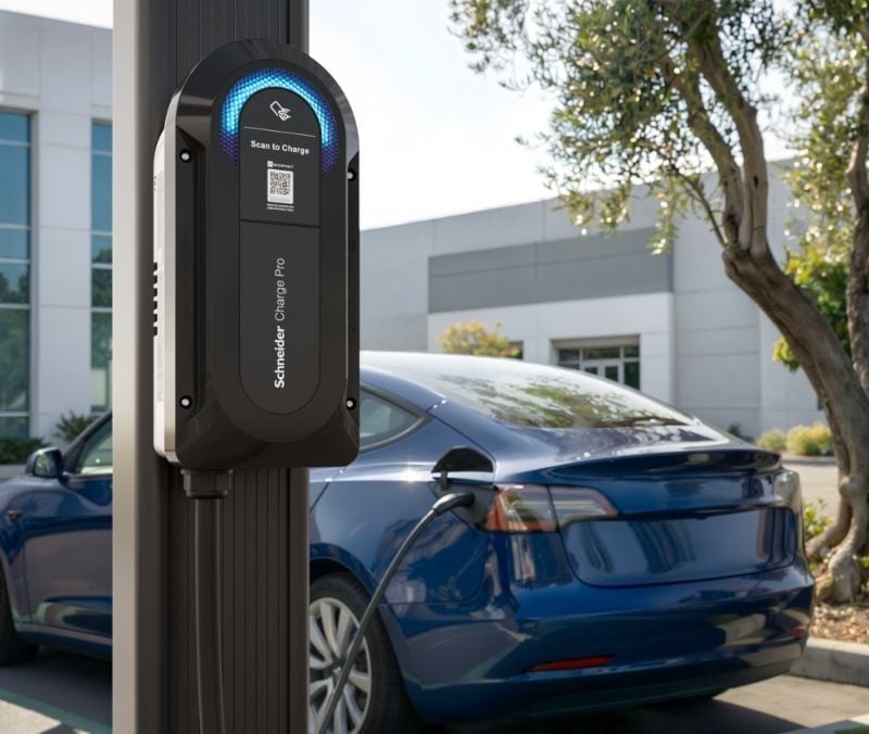 Charge Pro charger outdoors.