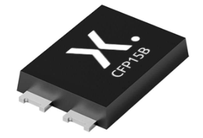 Compact 100 V BJT ideal for automotive power switching in space-limited systems like BMS and onboard chargers.