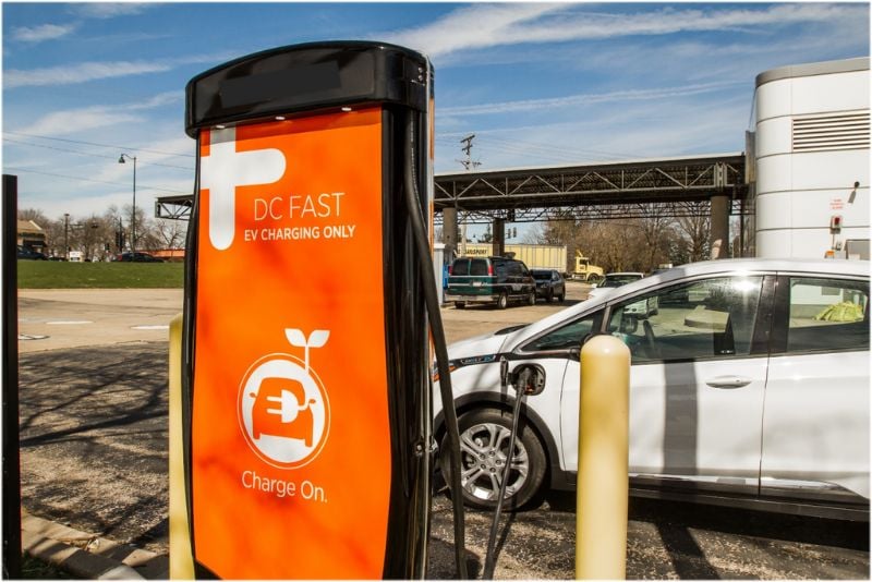 Electric vehicle charger.