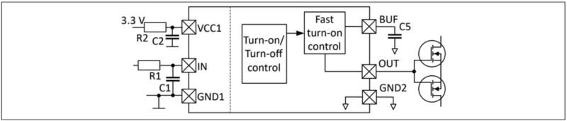 Fast turn-on feature of iSSI20B11F