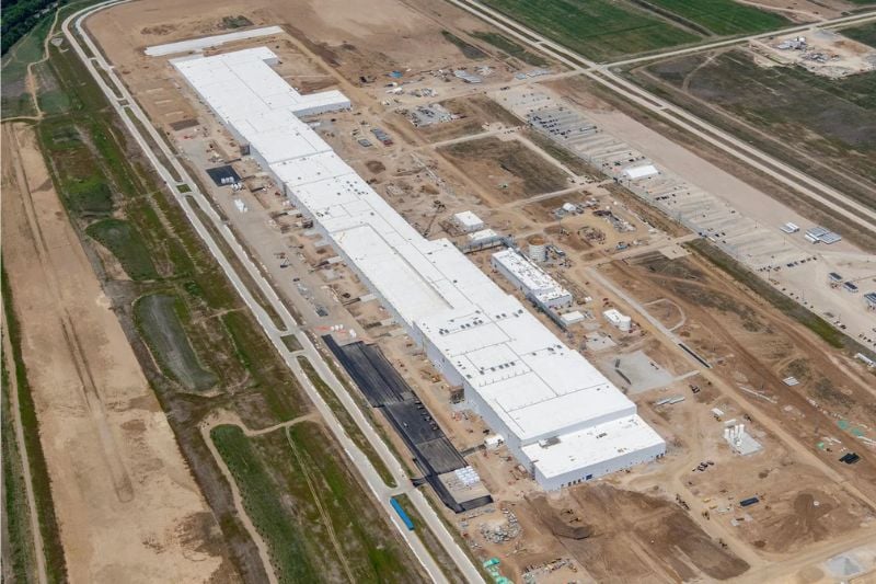 Ford's LFP plant is underway in Michigan.