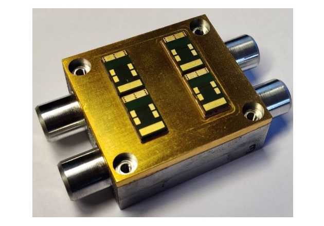 A power inverter for Porsche power trains. Image used courtesy of Fraunhofer IZM.