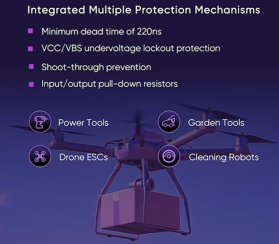 For reliability and safety, the GHD3450 features multiple protection mechanisms.