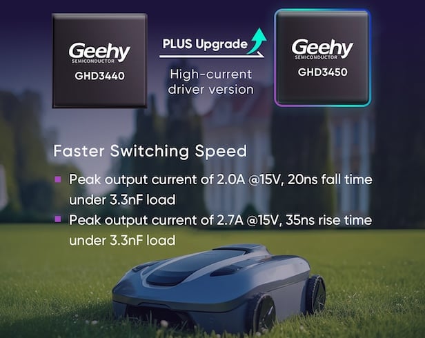 The GHD3450 is tailored for high-speed switching.