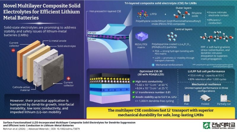 Graphical abstract of the solid electrolyte.