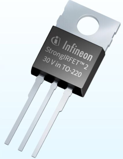 Infineon’s StrongIREFT MOSFET in TO-220 package