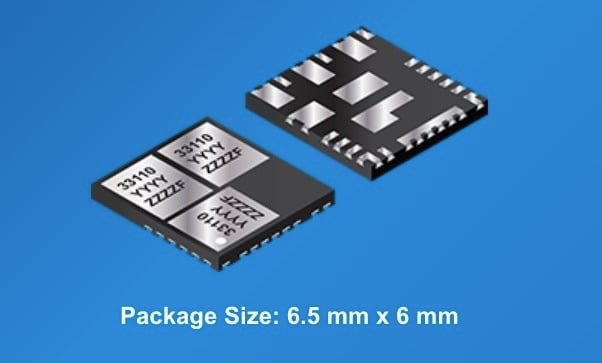 The ref design is built around the EPC33110, a GaN three-phase module.