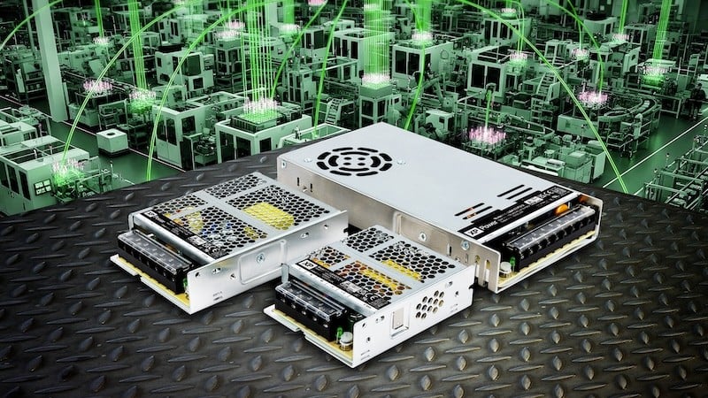 LBA Series is a line of 35 W to 350 W AC-DC power supplies designed for industrial systems.