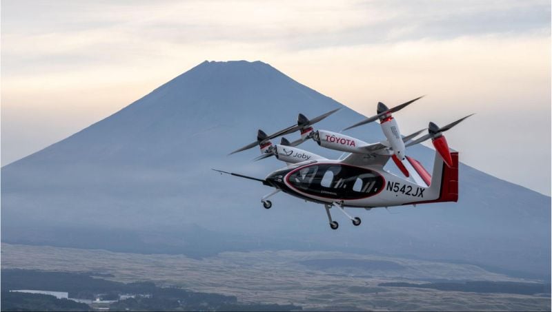 Joby Aviation completed a flight in Japan last November in partnership with Toyota
