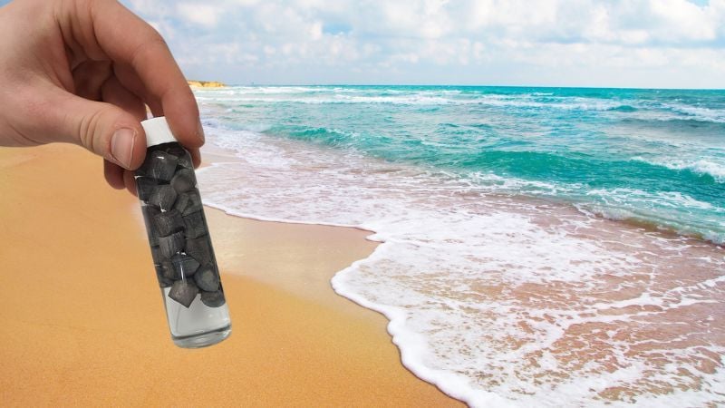 Lithium exists in briny water like oceans. Can it be easily harvested?