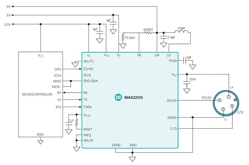 Power-Efficient Dual IO-Link Transceiver with DC-DC Regulator and Surge ...