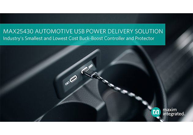Maxim's Automotive Buck-Boost Controller Enables Automotive USB Power Delivery Ports Figure 