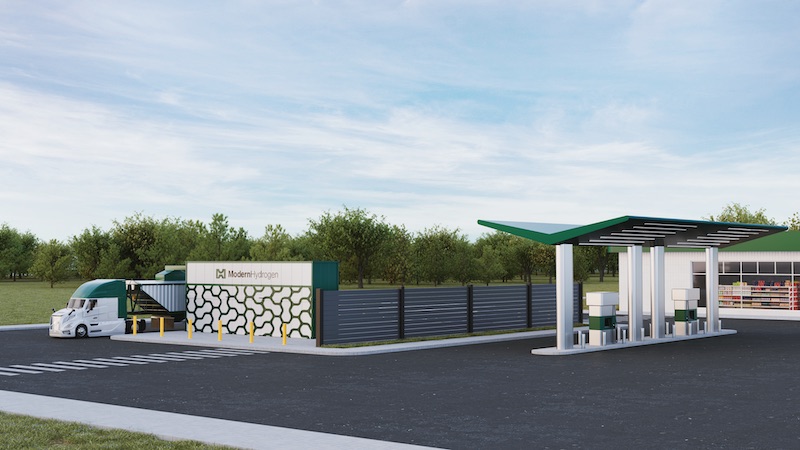 Modern Hydrogen fueling station