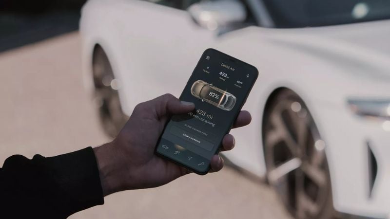 The 2023 Lucid Air EV advertises a 400+ mile range.