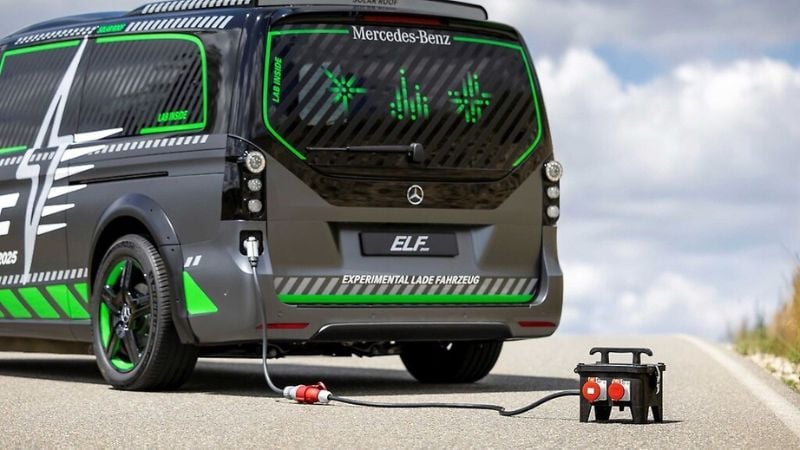 The Experimental Charging Vehicle.