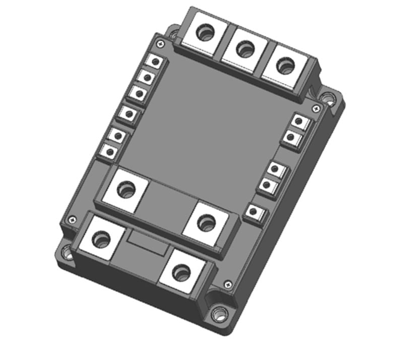 The LV100-type standard package with integrated 3-level circuit.