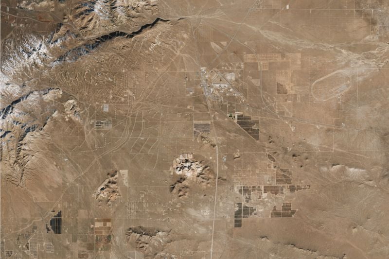 The National Aeronautics and Space Administration’s Landsat 9 satellite captured this image of the Edwards & Sanborn project in January 2024