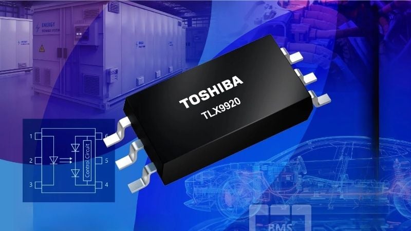 The TLX9920, with its internal circuit diagram, targets automotive and energy storage applications