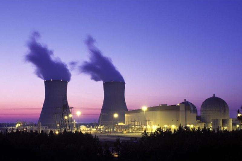 The Vogtle nuclear plant.