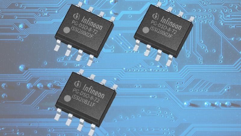 The iSSI20B02F, iSSI20B03F, and iSSI20B11F let designers swap in coreless-transformer isolation without changing board footprint.