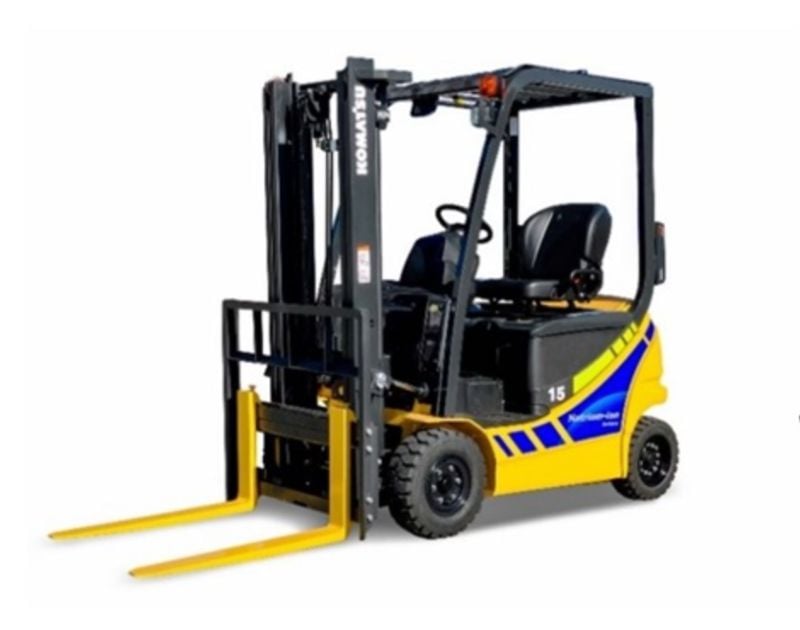 The sodium-ion battery-powered forklift.