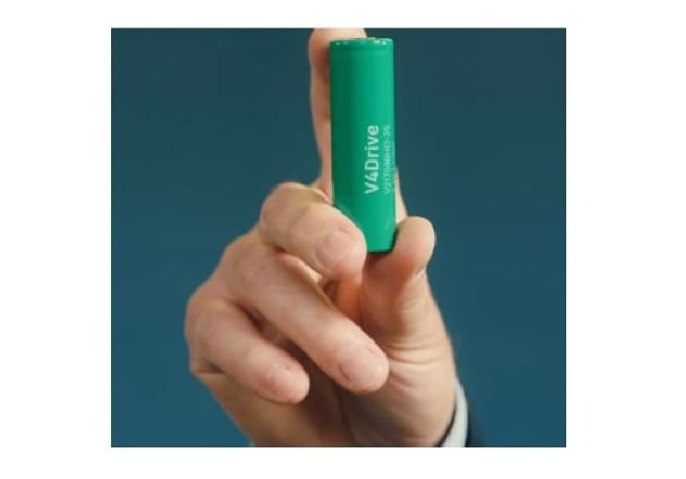 VARTA’s V4Drive cell. Image used courtesy of VARTA 