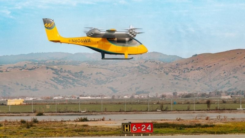 Wisk's Generation-6 self-flying eVTOL aircraft.