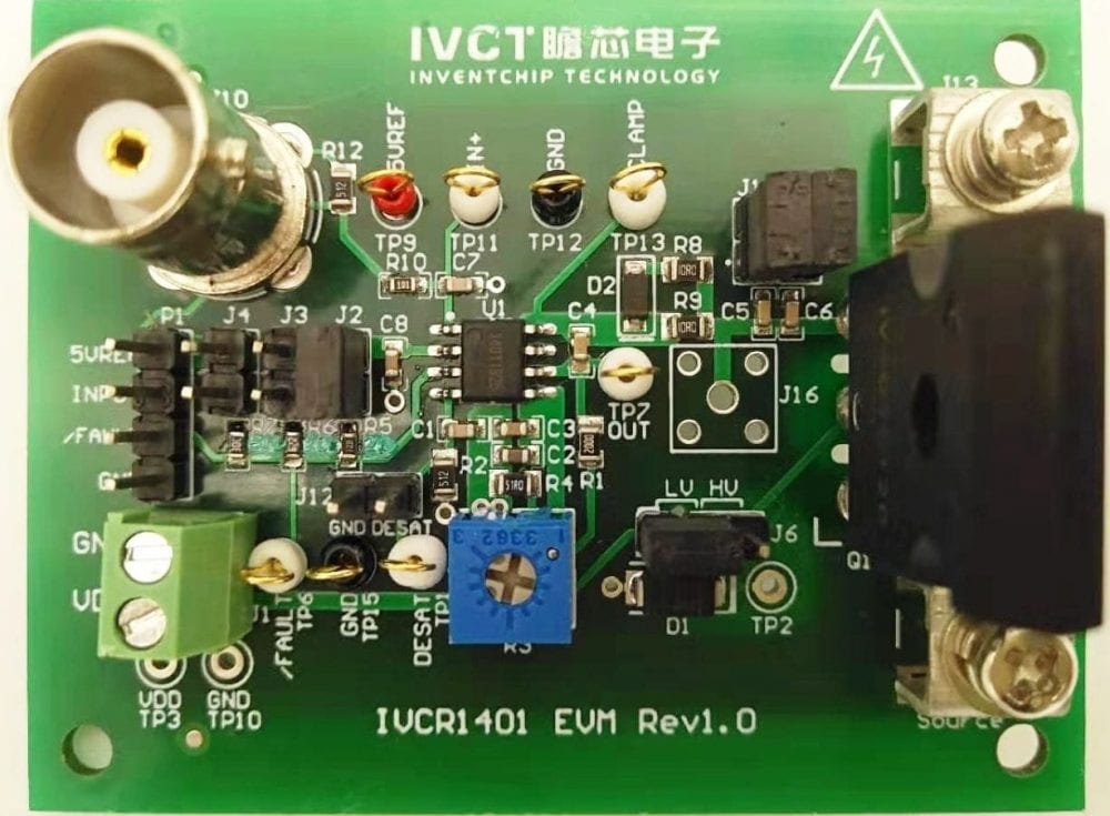 SiC MOSFET Driver with Desaturation Protection and Negative Bias - New