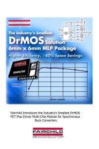 Fairchild Introduces DrMOS FET Plus Driver Multi-Chip Module for ...