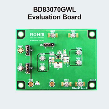 Evaluation Board Part No. : BD83070GWL-EVK-001