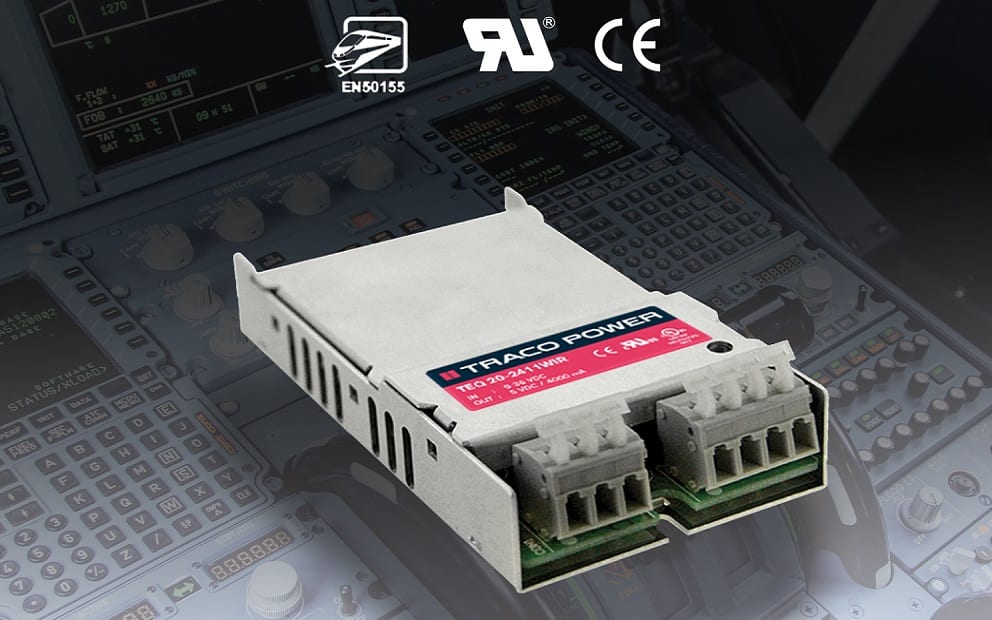 20W Chassis Mount DC-DCs with EN 50155 & IEC/EN/UL 60950-1 Approvals ...