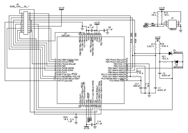 Detail schematic diagrams MCU Module