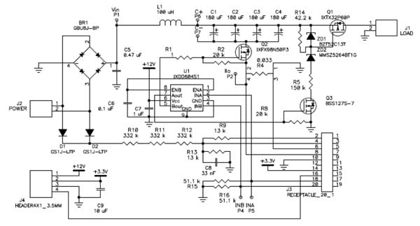 Detail schematic diagrams Main Power Board