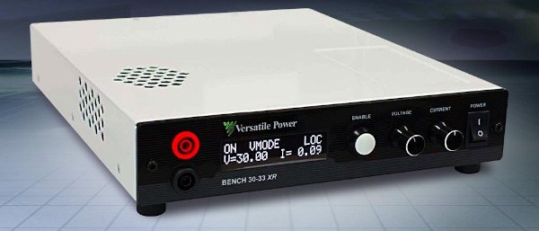 The Versatile Power Bench XR power supply uses patent pending  digital remote sense to eliminate wires