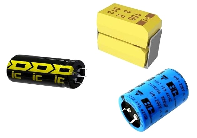 New Tantalum Polymer Capacitors, Super Capacitors and Aluminum ...