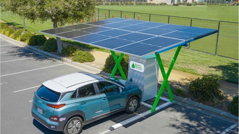 Solar Canopy Provides EV Charging Off-Grid and Under the Sun - News