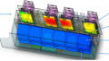 Immersed, Integrated Aircraft Fuel Cell System Converter