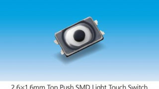 0.5mm-Thick Push-Button Type “Light Touch Switch”