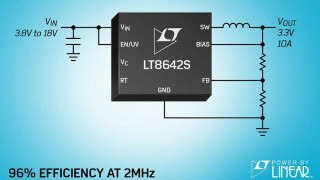 10A Synchronous Step-Down Switching Regulator with Ultralow EMI
