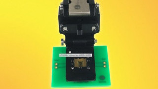 44 GHz Bandwidth Clamshell Lid Socket for QFN16