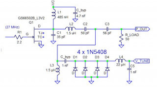 Power Control at 27 MHz with Variable Reactance