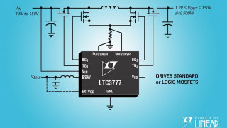 150-Vin & Vout Synchronous 4-Switch Buck-Boost Controller