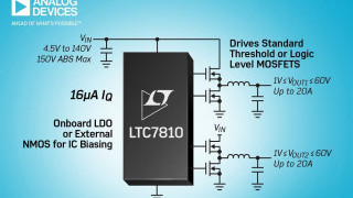 150V Dual Synchronous Step-Down DC-DC Controller with 16μA IQ