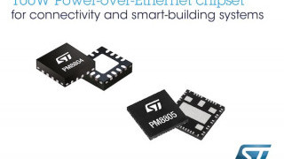 STMicroelectronics Brings New 100W Power-over-Ethernet Standard to Connectivity and Smart-Building Applications
