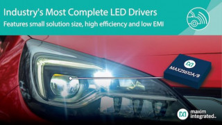 Maxims Compact LED Drivers Provide Industrys Most Complete Solutions with High Efficiency and Low EMI