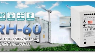 MEAN WELL Releases Ultra-Wide Range Input 60W DIN Rail DC-DC Converter