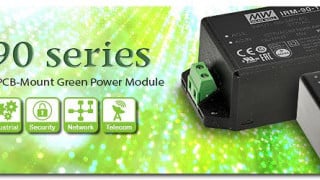 MEAN WELL Introduces IRM-90 Series 90W AC-DC Industrial PCB-Mount Green Power Module